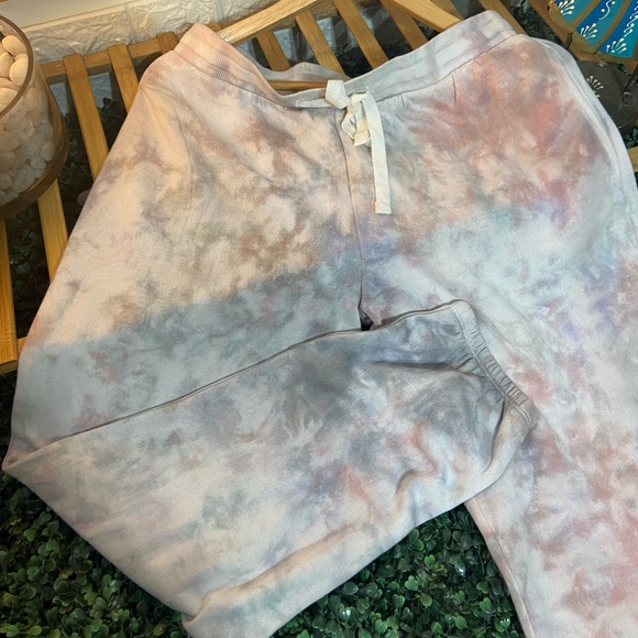 THE DROP Multi Tie Dye Fleece Drawstring Sweatpants Jogger’s. Size-M - Picture 5 of 10